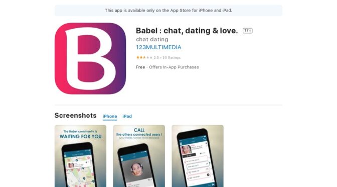 Is Babel the Right Place To Search For Your Perfect Match?